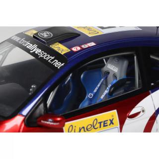 FORD PUMA SUPER 1600 RED DUVAL RALLYE MONTE CARLO 2002 OttO mobile 1:18 Resinemodell (Türen, Motorhaube... nicht zu öffnen!)